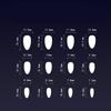 24pcs Manicure Long Almond False Nails Ballerina Cute Cherry Press On Nails Detachable Halloween Bat French Nail Tips DIY