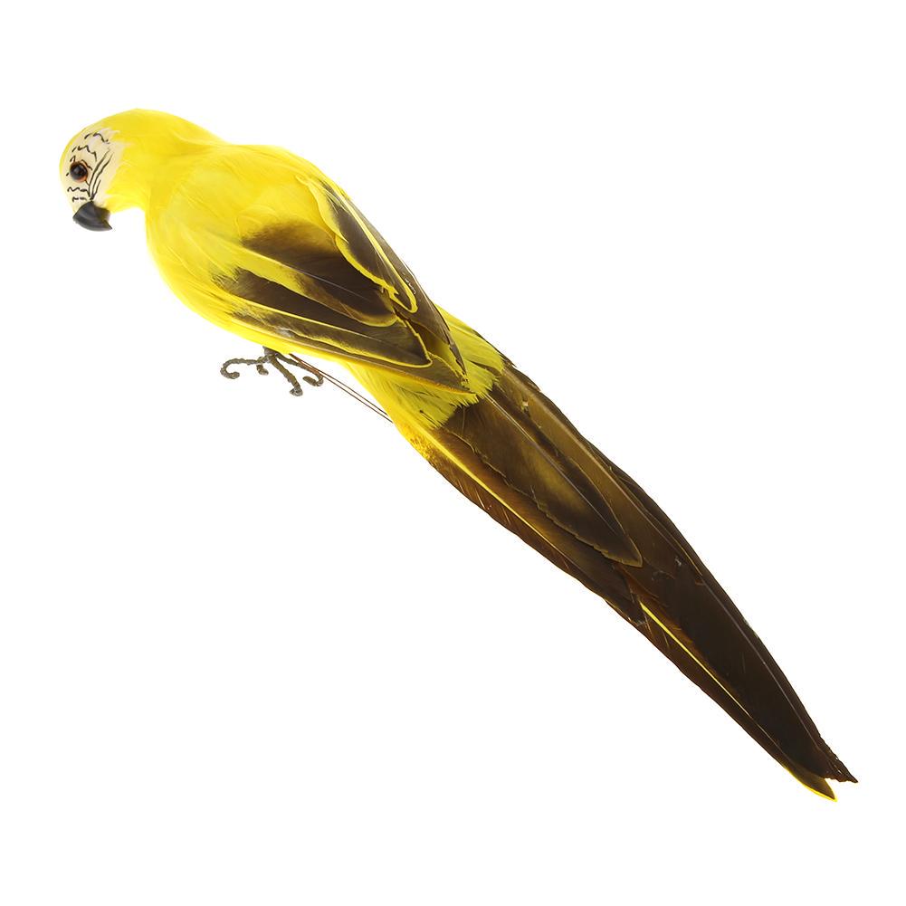 Uk Kreative Schaum Feder künstliche Papageien Imitation Vogel Modell Garten Dekor