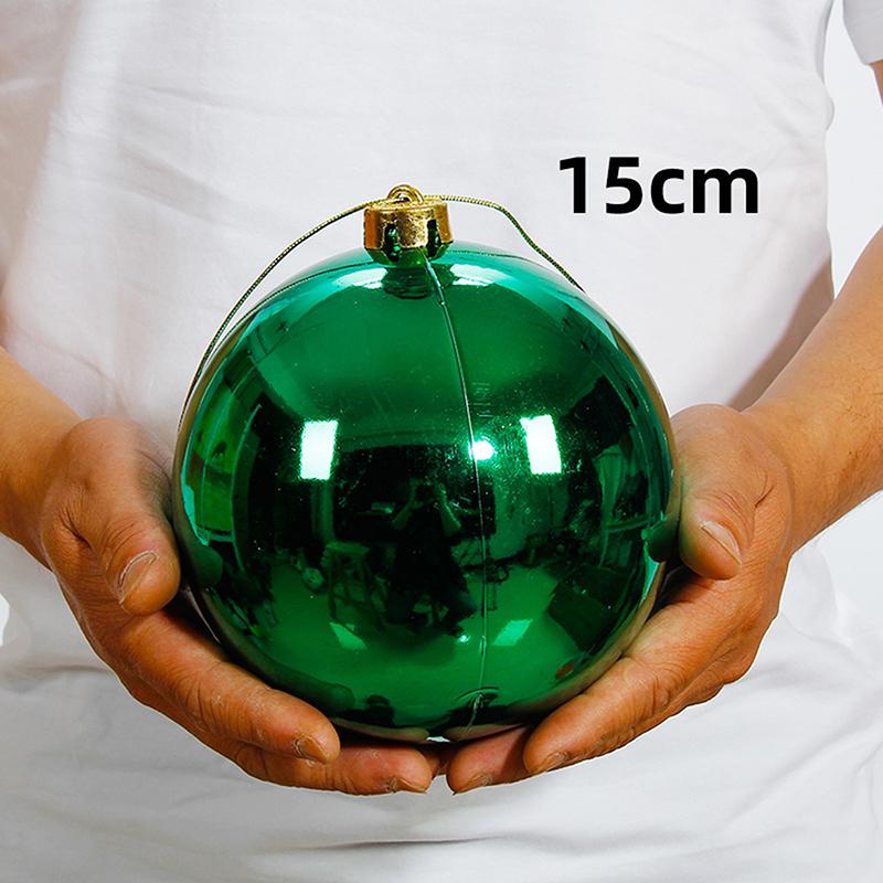 1 Stück 12/15/20CM Weihnachtsdekoration Kugel Weihnachtsbaumschmuck Hängende Glänzende Kugeln Für Zuhause Bar Party Hochzeit Weihnachten Deko