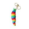 Slug Fidget Toy Keychain Slug Puzzle Peristalsis Funny Caterpillars for Adult