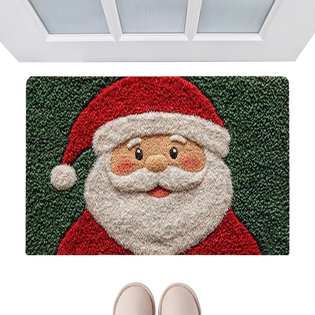 80x50cm Vánoční koupelnový koberec Rohož Absorbující vodu Santa Koupelnová podložka Rychleschnoucí Omyvatelná Festivalová dekorace pro domov
