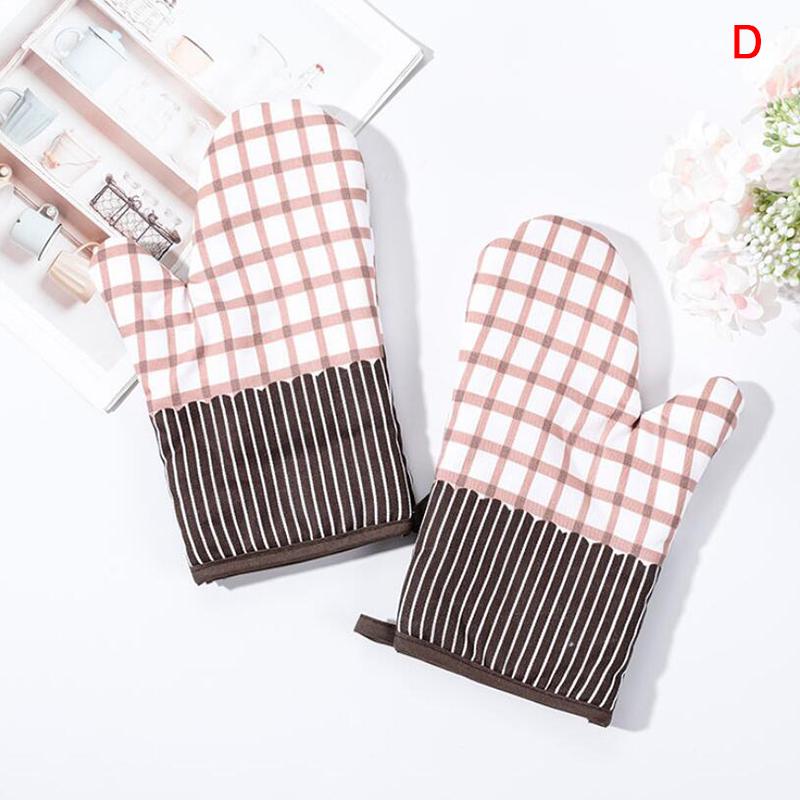 Cotton Fashion Kitchen Pad Cooking Microwave Baking BBQ Oven Potholders Oven Mitts Kitchen Gloves Mitts