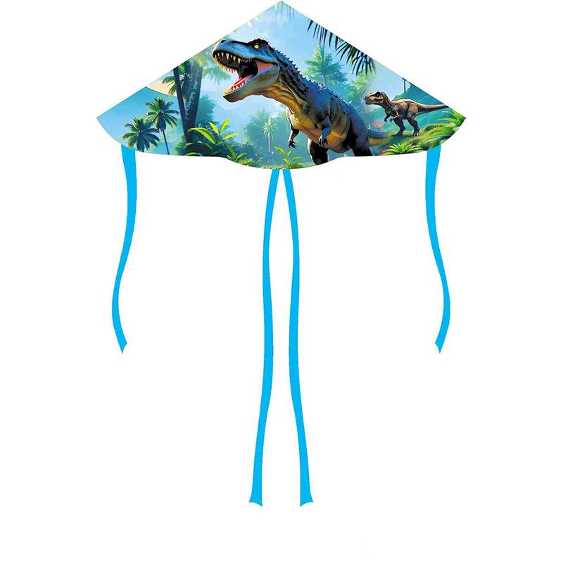 1.3m Cartoon Double Tail Kite for Light Breeze - Easy To Fly for Kids & Adults