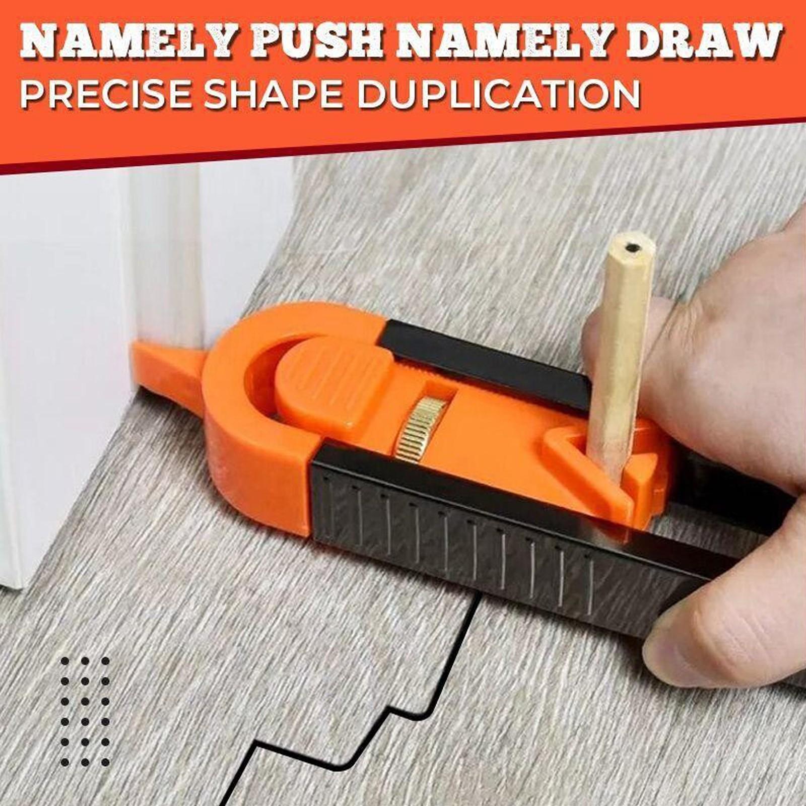 

Nikitas Precision Contours Gauge с замком. Измеритель контуров. Измеритель профиля с замком. Линейка нестандартных измерительных дуг.