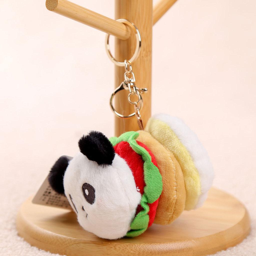 Panda Cake Plush Doll With Pp Cotton Filling For Birthday Gift And Collection