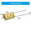 10Pcs Premium Capacitors 250V 823K with Two Metal Pins Easy Installation for Guitar Sound Output Quality Enhancement