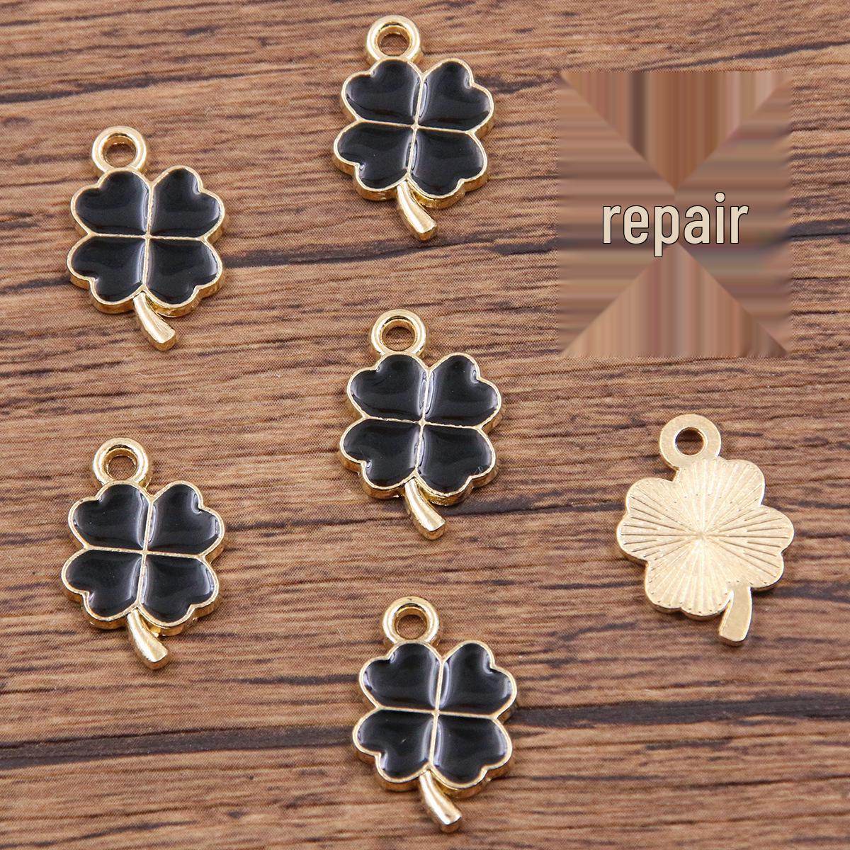 

Четырехцветная европейская и американская сплавная подвеска-шарм в виде цветка, 12x18 мм