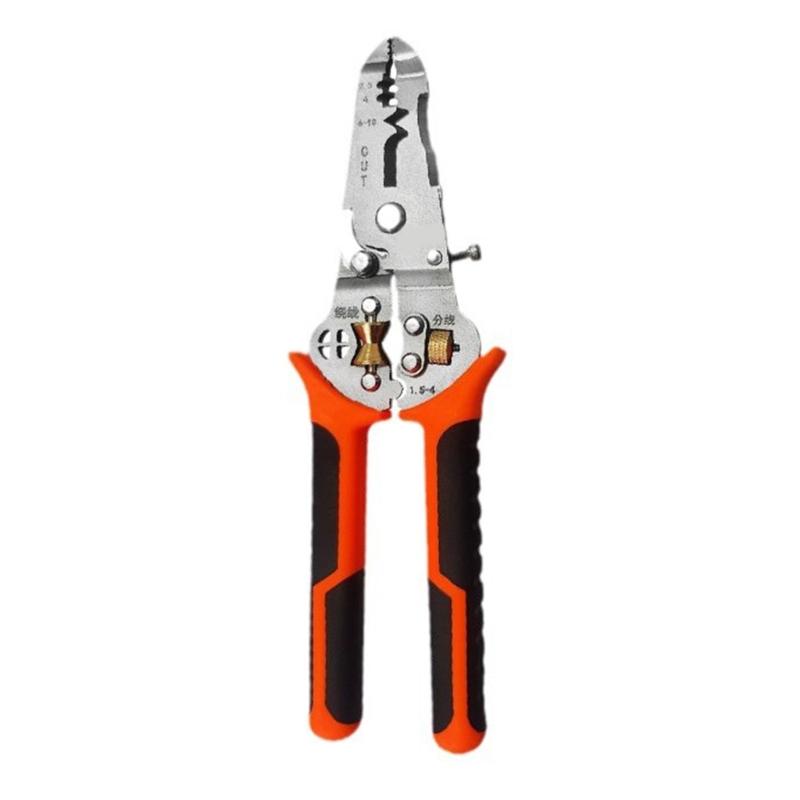 Multifunctional Electrician Wire Stripper Crimper Tool 10-22AWG Suitable for Peeling Networking Cabling Wire Stripper