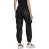 adidas Joggers Originals Trèfle Couleur Unie Logo de Poche Bas Femme Noir HL9067