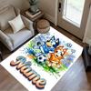 Halloween Friends Customized Name Carpet Perfect for Balcony Entryway Study Room Hallway Anti-slip Rug Anime Office Decor Birthday/Christmas Gift