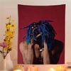 Hip Hop ZXXXTentacion Anime Tapestry Cheap Hippie Wall Hanging Bohemian Wall Tapestries Mandala Home Decor