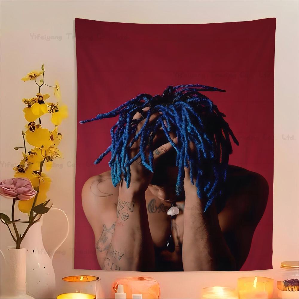 Hip Hop ZXXXTentacion Anime Tapestry Cheap Hippie Wall Hanging Bohemian Wall Tapestries Mandala Home Decor