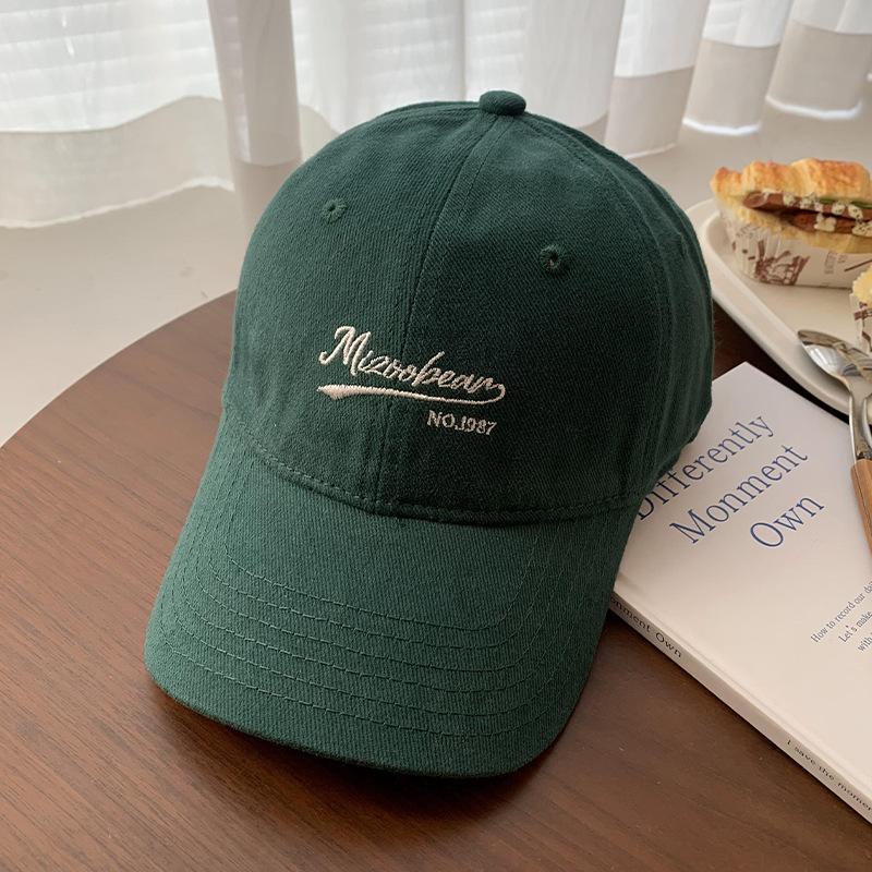 

Coffee Baseball Hat for Women with American Style Large and Deep Wide Brim To Show Their Face Small Deep Top Korean Style Adjustable