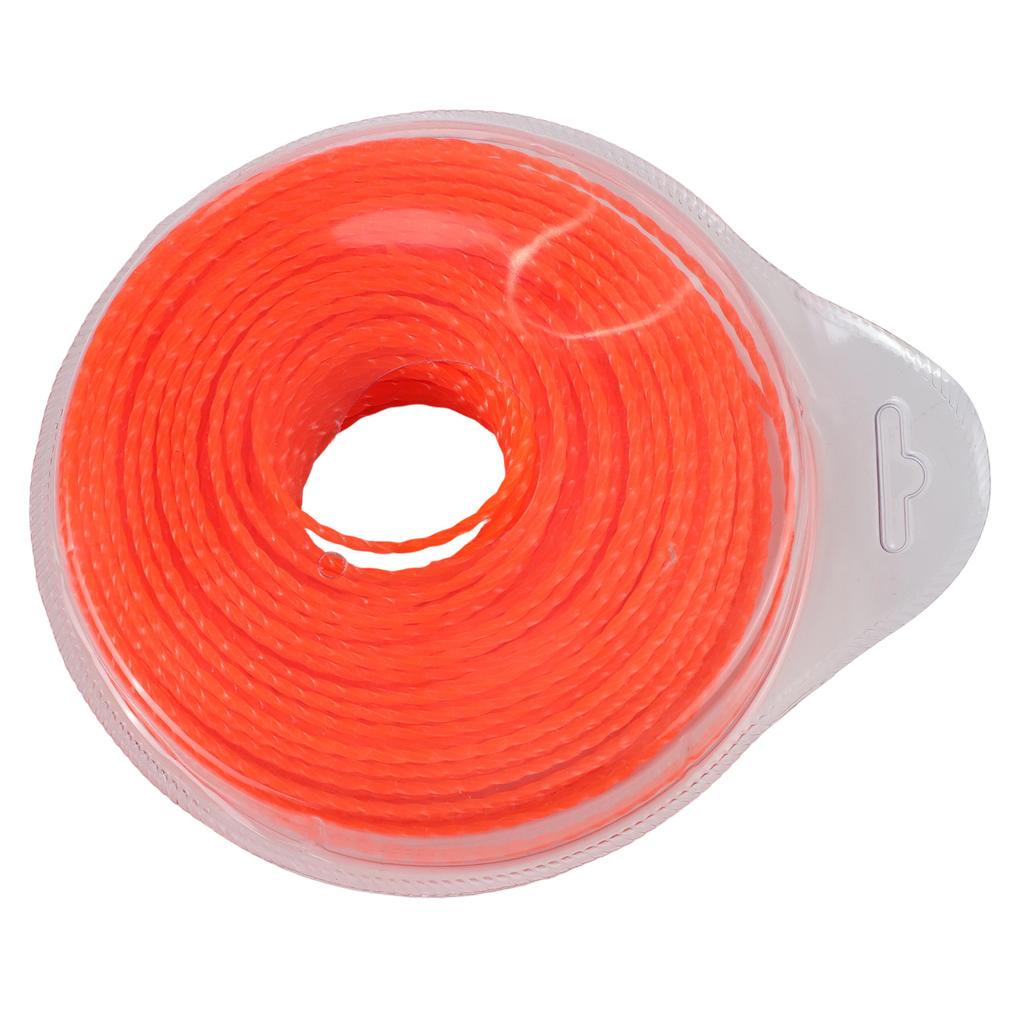 49m Mowing Cord 2.4mm X 49m Nylon Mowing Line Easy Installation Efficient Cutting Flexible Thickness Gardening Tasks