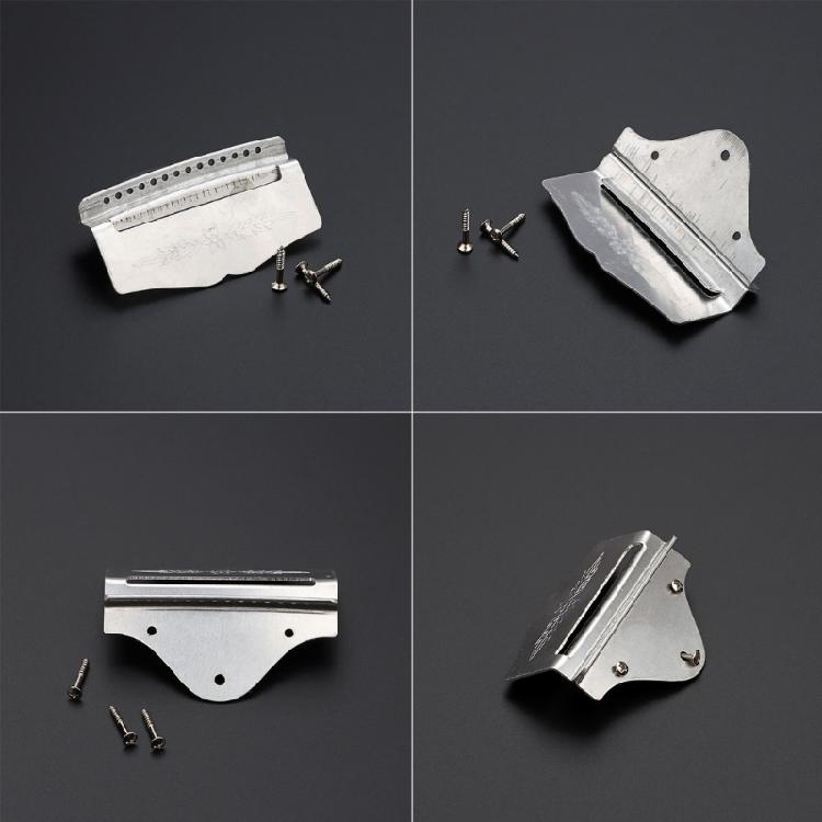 14 Strings Metal Mandolin Tailpiece with Mounting Screws Replacement Parts