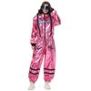Trendiger Pink Glänzender Astronaut Halloween Jumpsuit - Must-Have Kostüm