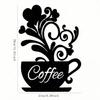 Vintage Industrial Coffee Tin Sign, Rustic Steampunk Metal Wall Art for Cafe & Home Decor