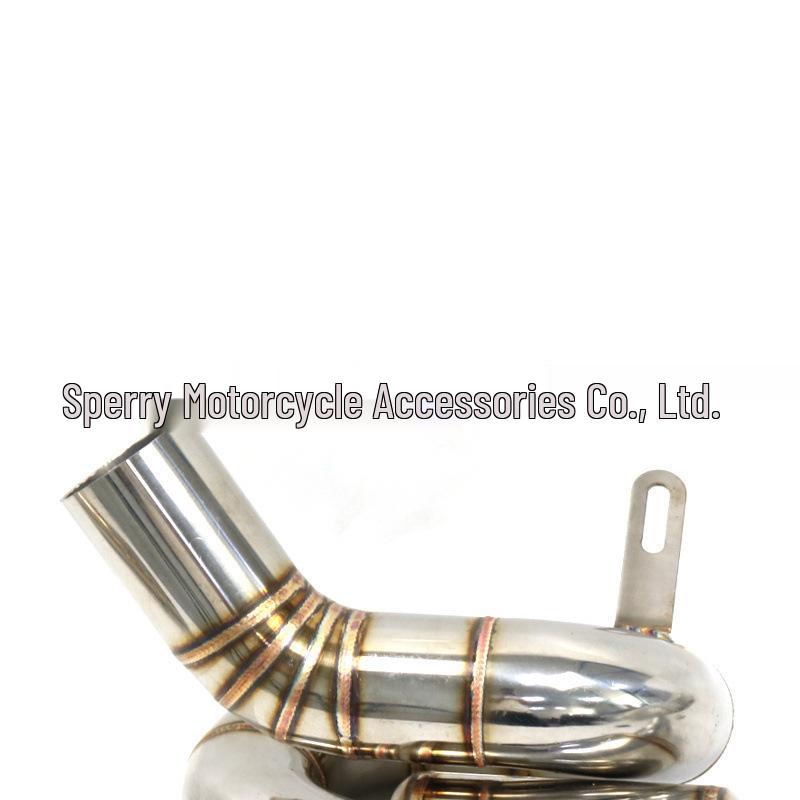 Qianjiang Motorcycle Chase 600 Mid-Section Dual Exit Exhaust Swirl with Drum