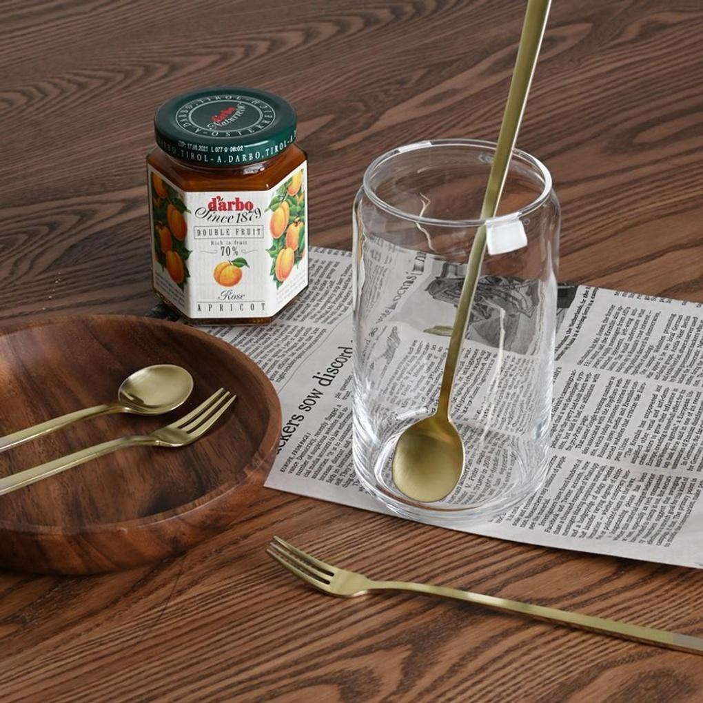 Vienna Premium Titanium Matte Teaspoon Tea Fork Cutlery Set