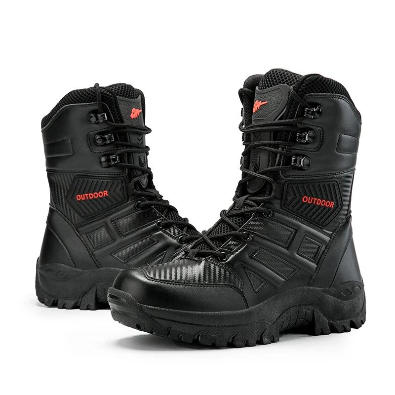 Fashion actical Military Boots Large Size Waterproof Breathable Field Boots Tactical Bag War Russia Battle Boots Home Direct Supply