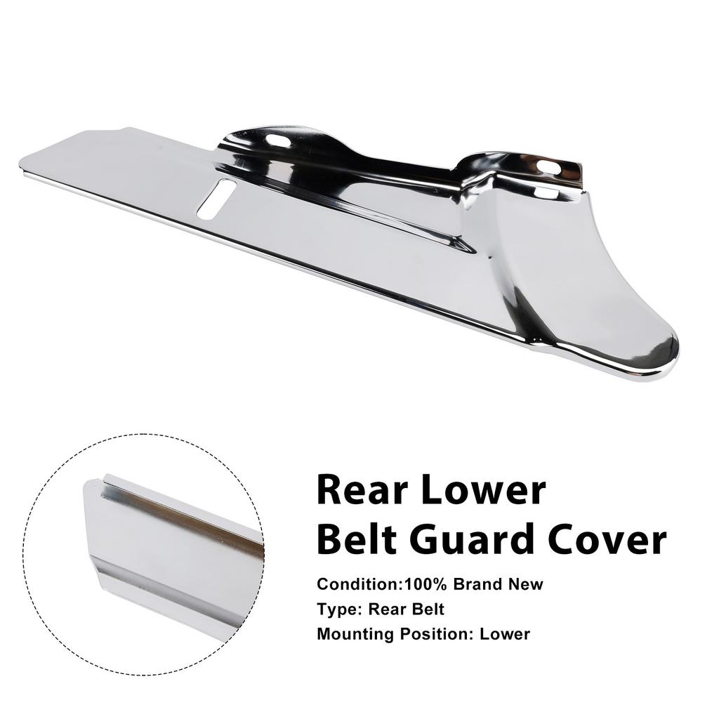 Rear Lower Belt Guard Cover For Touring FLHX Street Glide Road King FLHR