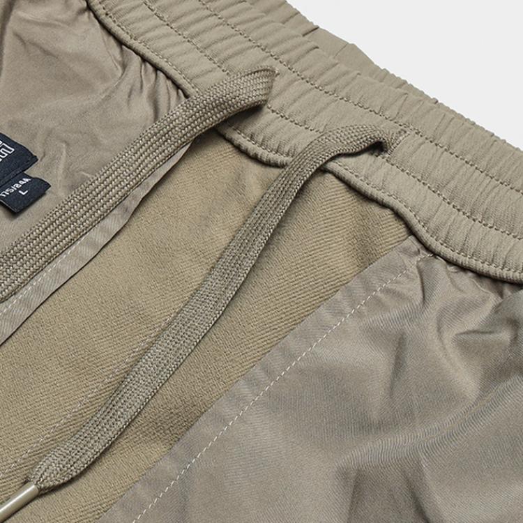 Fila Heritage Simple Basic Round Neck Knitted Long Sleeve Comfortable Woven Straight Leg Casual Sports Suit Men Suit F11M548216F-NV+F11M548803F-GY