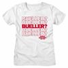 Ferris Bueller's Day Off Beuller Repeat White Women's T-Shirt