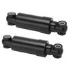 2pcs Shock Absorber Black 750lbs 110mm Steel Alloy Rustproof for Folding Scooter Electric Bike