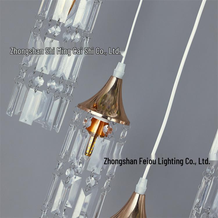 New Luxury 10-Head Crystal Icicle Chandelier for Wedding Stage and Ceiling Decoration