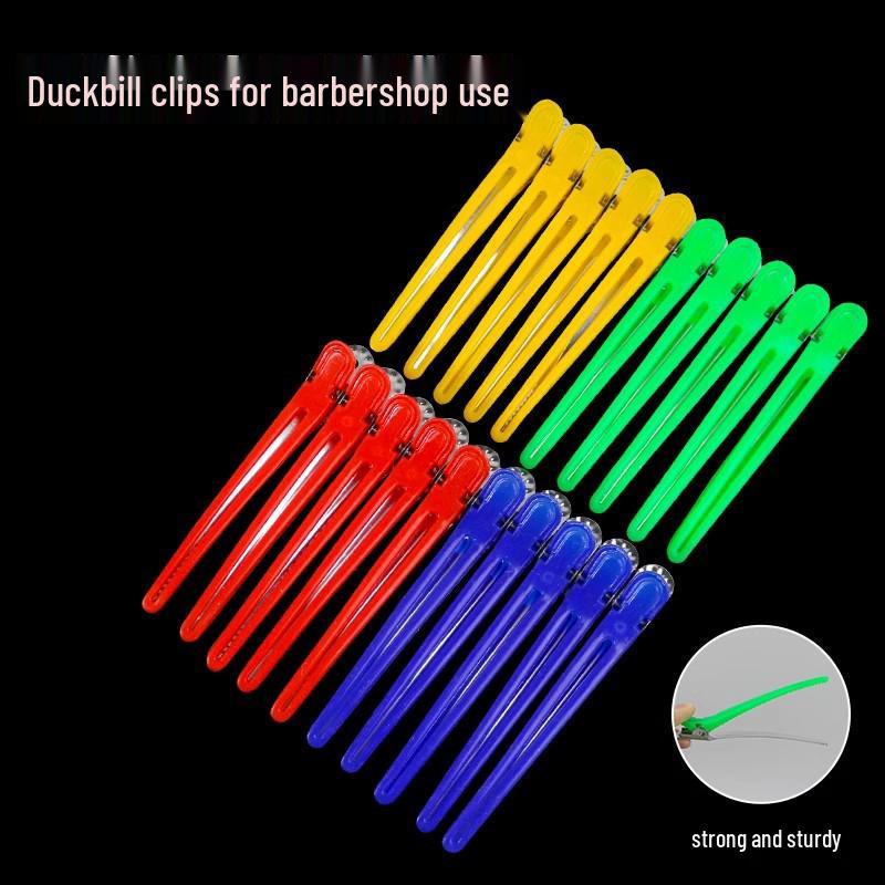 Зажимы для парикмахерских без заломов - Аллигаторы, Утиные клювы, Зажимы для челки и макияжа