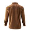 Men's Autumn Cotton Corduroy Slim Fit Casual Shirt with Long Sleeves