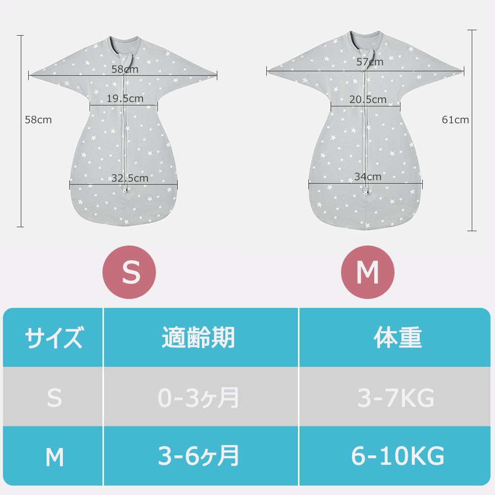 HEARTST Baby Night Cry Miracle Previne Moro Nou-născut Fermoar Bebeluş Bebeluş Bebeluş Dormit Bebeluş Bebeluş Bebeluş Moale pentru Bebeluş Stabil Sleep Swaddle, Swaddle,