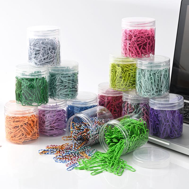 28MM Candy-Colored Metal Paper Clips for Office Folders
