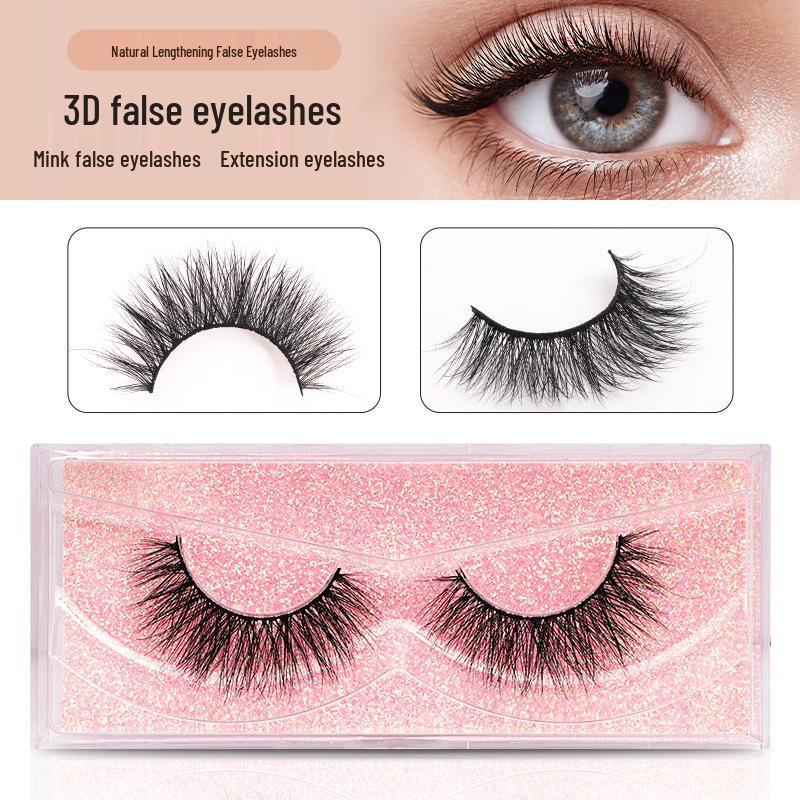 

3D Mink Eyelashes: Short, Soft, Thick, Curled, Long, False Eyelashes