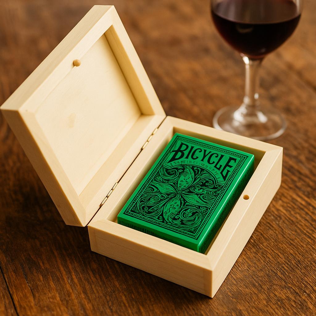 BICYCLE JACQARD Playing Cards 1 DECK in a Wooden Box