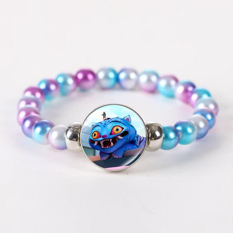 

Kpop Demon Slayer Colorful Beaded Bracelet - Anime Fashion Elastic Jewelry
