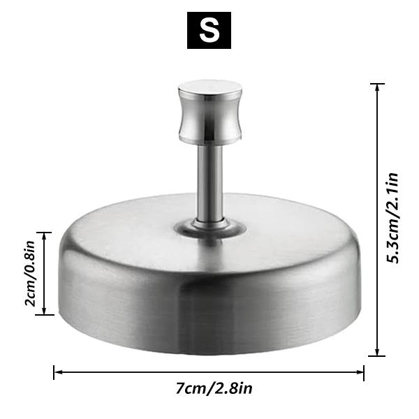304 Stainless Steel Patty Maker, Adjustable Hamburger Burger Press, Non-stick Patty Making Molds for Beef Vegetables Burgers