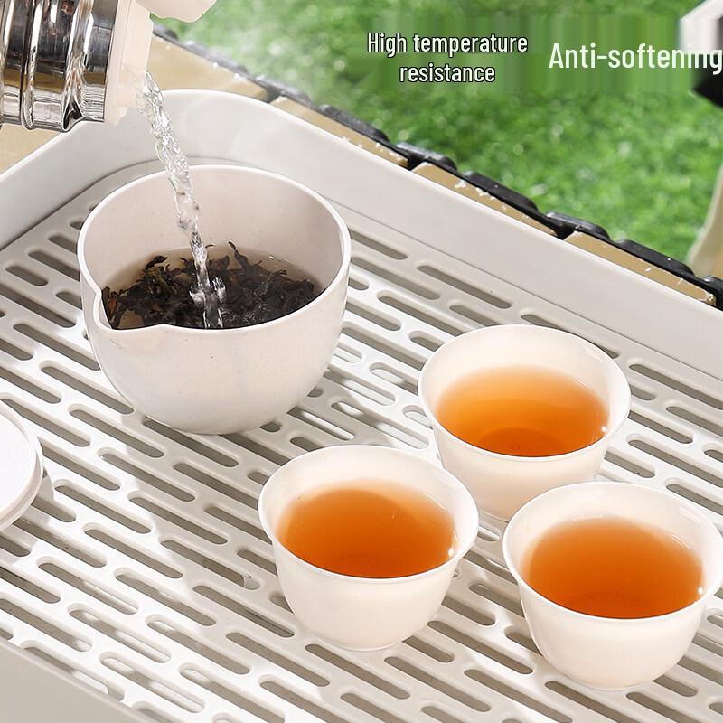 ZISIZ Rice Husk Disposable Gongfu Tea Cup