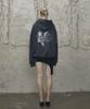 VOONT Metallic Heart Over-Fit Hoodie (Charcoal)