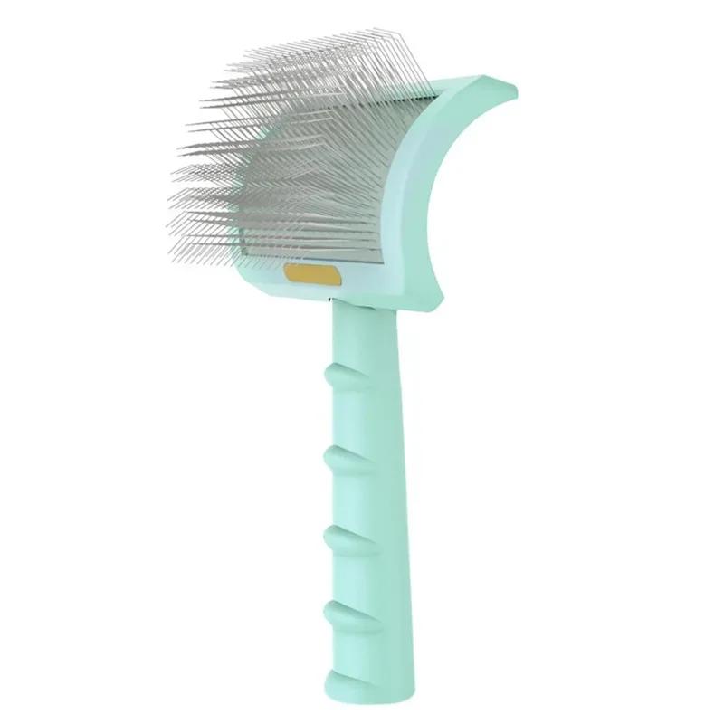 Dog Cat Pet Brush Combs, Needle Brush for Shedding Hair Remove, Massage Grooming Tool, Cleaning Supplies Accessories