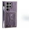 Galaxy23plus Business Men's Leather Case with Magnetic Charging for Samsung S24Ultra Phone Case and Card Holder