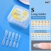 100 Pièces Embouts d'Ongles Amande Couvrance Totale Mat Gel Souple Faux Ongles Pour Salon de Manucure DIY Manucure Maison Création d'Art pour Ongles