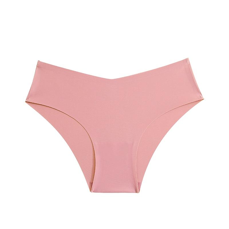 FINETOO Seamless Panties Women Sexy V Waist Briefs M-2XL Plus Size Underwear Comfortable Ladies Underpants Lingerie