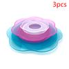 Silicone Stretch Lids Set Reusable Food Petal Shaped Bowl Covers, Elastic Food Container Lids Covers Keep Food Fresh