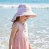1-2Y 3-5Y 6-10Y Children's Sun Protection Hat Spring/Summer Lightweight Boys and Girls Printed Bucket Hat Beach Sun Shawl S