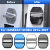 Autotürschloss-Schutzhülle Edelstahl Für MASERATI GHIBLI 2014- Schützt Schnalle Rostschutz Dekoration Zubehör