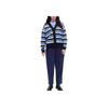 UNIQLO Solid Color Corduroy Loose Casual Pants Unisex bottoms Dark-Blue 458270-68