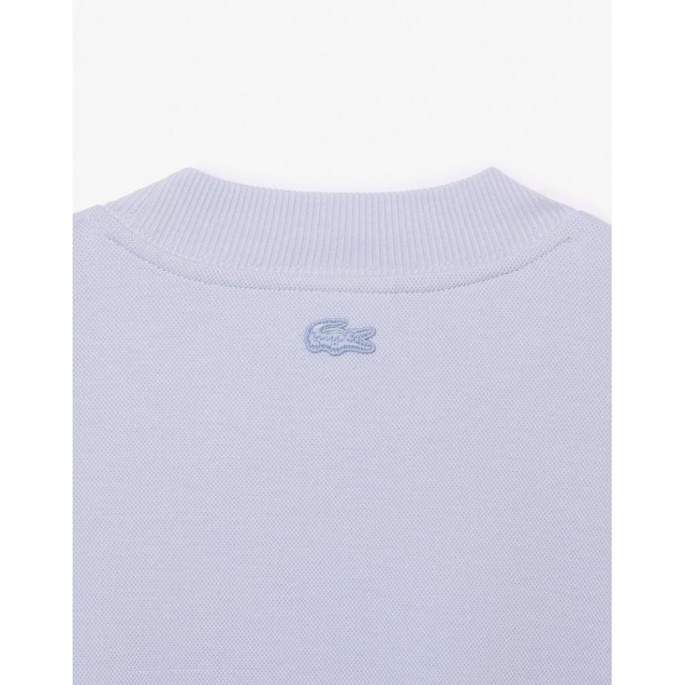 Lacoste Men S Signature Embroidered Match Mock Neck SweatShirt Sh7470 54g J2g