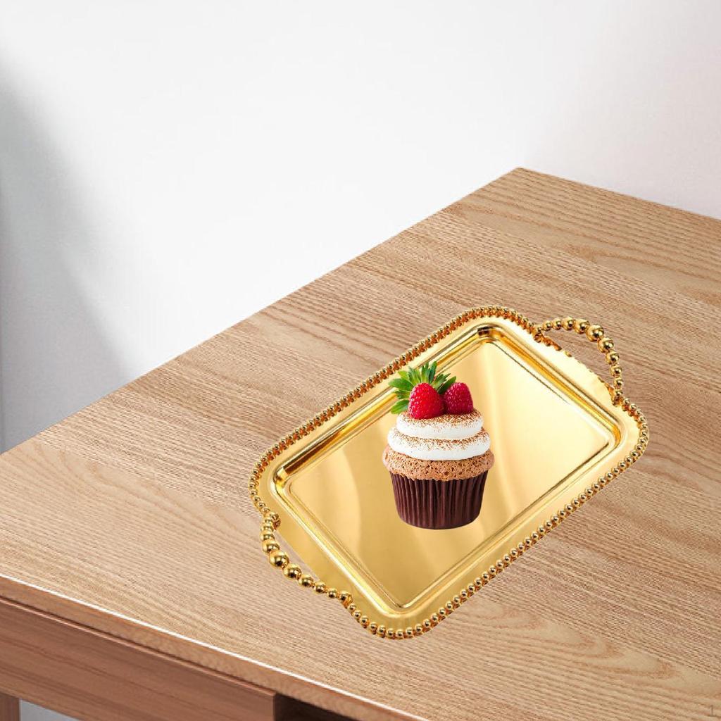Art Serving Tray Decorative Dessert Elegant Vanity Food for Party Eating