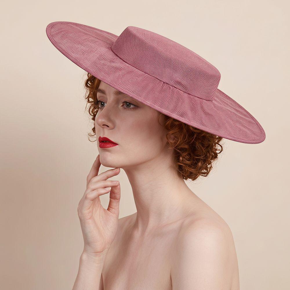 Headpiece Vintage Fascinator Hat Solid Color Derby Hat Masquerade Top Hat Party Headpiece